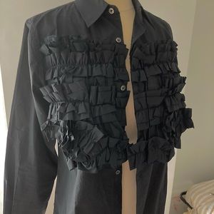 Elaborate ruffle shirt